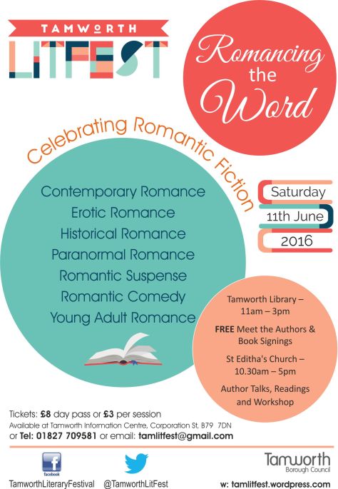 Tam Lit Fest Romantic flyer
